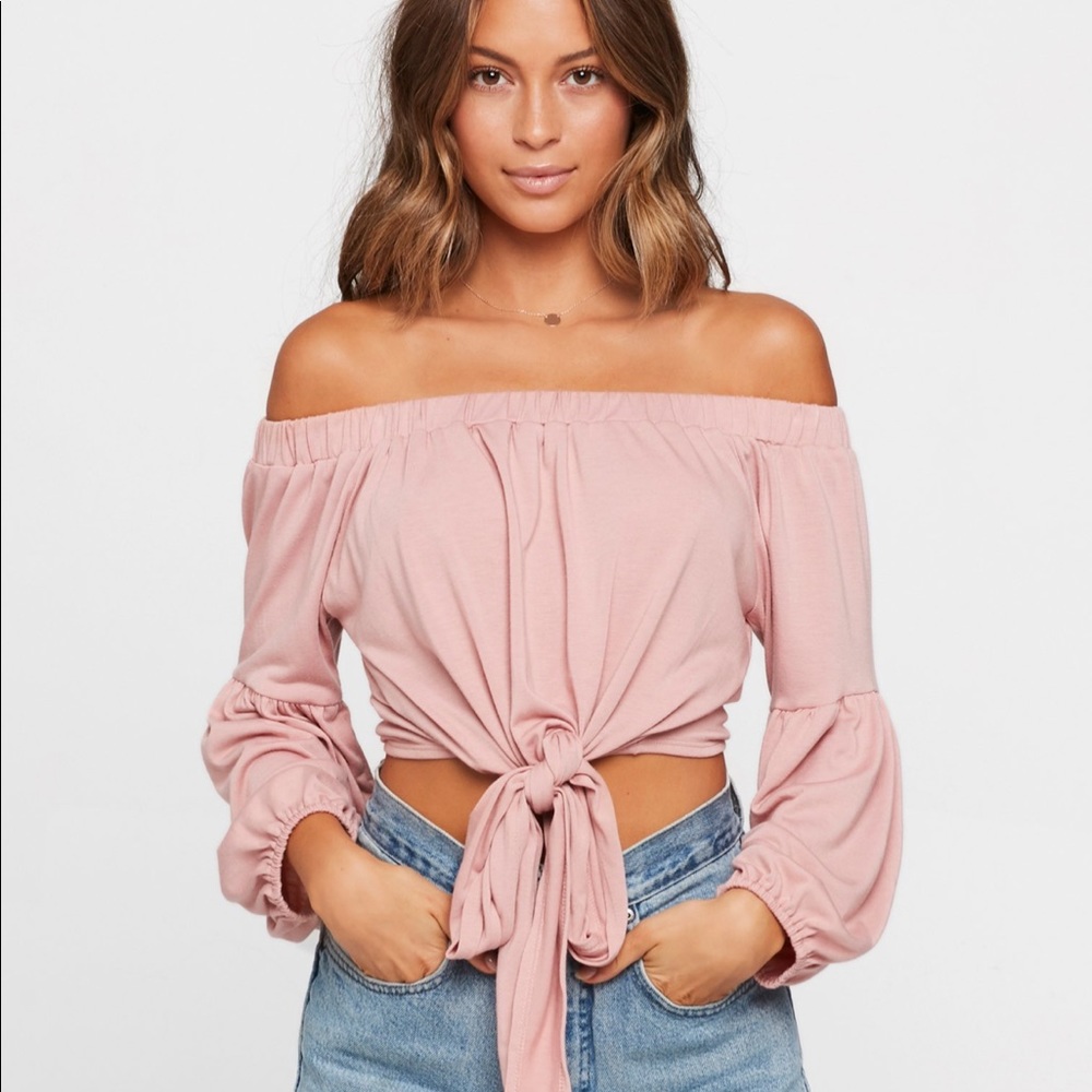 L*Space Malibu top Primrose Pink size M